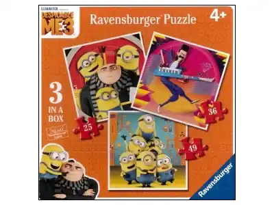 Mycket uppskattad - Ravensburger 3 In a Box - Despicable Me 3 (25, 36, 49)