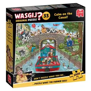 Wasgij? Original 33 Calm on the Canal! (1000) - Tillverkarpris