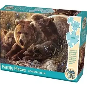 Cobble Hill Family Pieces - Grizzly Family (350) - Begränsat antal