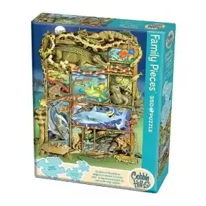 Cobble Hill Family Pieces - Reptiles and Amphibians (350) | Extra rabatt
