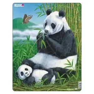 Larsen Rampussel - Panda med Unge (33) | Premium