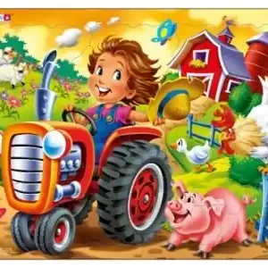 Köp nu | Larsen Rampussel - Bondgård, Flicka Kör Traktor (15)