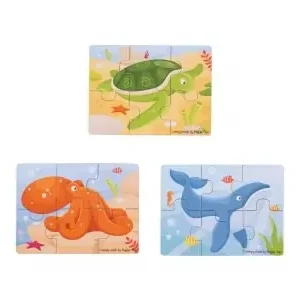 Kan beställas - Bigjigs Sealife (3 x 6)