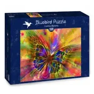 Bluebird Puzzle Colorful Butterfly (1500) - Köp online