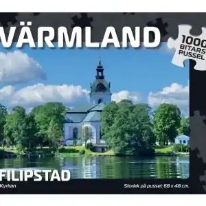 Lågt pris | Svenskapussel Värmland - Filipstad, Kyrkan (1000)