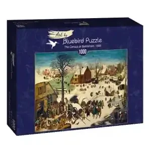 Bluebird Puzzle Pieter Bruegel the Elder - The Census at Bethlehem, 1566 (1000) | Kampanjpris