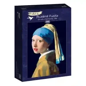 Bluebird Puzzle Vermeer - Girl With a Pearl Earring, 1665 (1000) | Fabrikspris