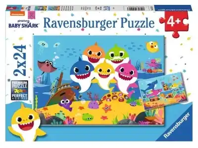 Skynda dig - Ravensburger Baby Shark Treasure Hunt (2 x 24)