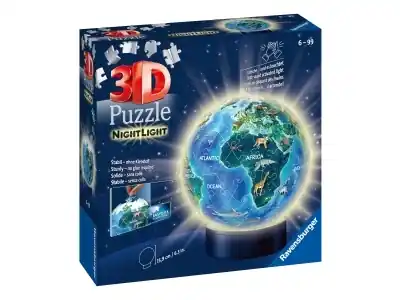 Ravensburger Puzzle Ball - Childrens Globe Nightlight, Earth by Night (73) | Handla nu