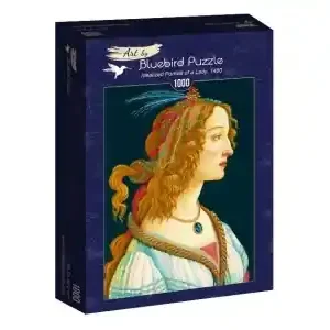 Utförsäljning | Bluebird Puzzle Botticelli - Idealized Portrait of a Lady, 1480 (1000)