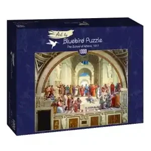 Bluebird Puzzle Raphael - The School of Athens, 1511 (1000) - Kanonerbjudande