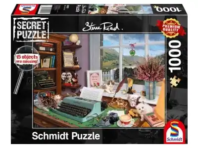 Lägg i varukorg | Schmidt Secret Puzzle - Steve Read, At the Desk (1000)