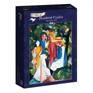 Säker betalning - Bluebird Puzzle August Macke - Four Girls, 1913 (1000)