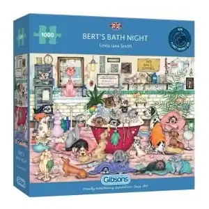 Gibsons Linda Jane Smith - Bert‘s Bath Night (1000) | Bästsäljare