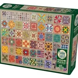 Cobble Hill 50 States Quilt Blocks (1000) - Gratis retur