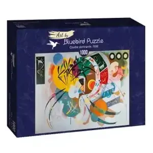 Ta chansen | Bluebird Puzzle Kandinsky - Courbe Dominante, 1936 (1000)