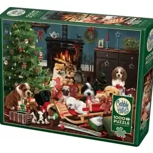 Cobble Hill Christmas Puppies (1000) - Skynda dig