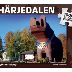 Svenskapussel Härjedalen - Björnen i Sveg (1000) - Direkt från fabriken