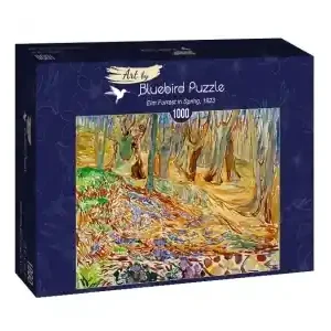Bluebird Puzzle Munch - Elm Forrest in Spring, 1923 (1000) - Direkt från tillverkaren