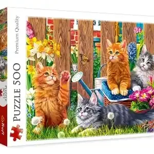 Rabatt - Trefl Kittens in the Garden (500)