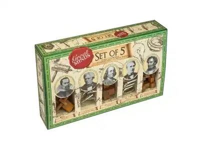 Great Minds - Men‘s set of 5 Wooden Puzzle Compendium | Under begränsad tid