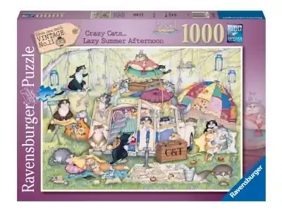 Rabatter | Ravensburger Crazy Cats - Lazy Summer Afternoon (1000)