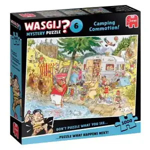 Wasgij? Mystery 06 Camping Commotion! (1000) - Kampanj