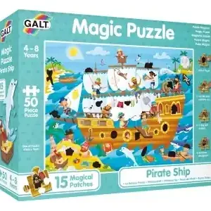 Kundernas favorit | Galt Magic Puzzle - Pirate Ship (50)