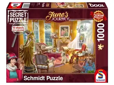 Nedsatt pris | Schmidt Secret Puzzle - June‘s Journey, Parlor of the Orchid Estate (1000)