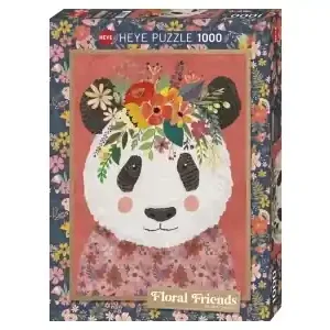 Bra pris just nu | Heye Floral Friends - Cuddly Panda (1000)