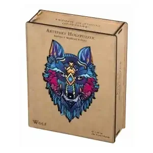 Philos Artifact Wooden Puzzle - Wolf (206) - Väl omtyckt