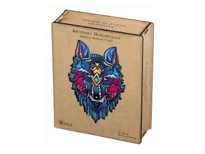 Philos Artifact Wooden Puzzle - Wolf (206) - Väl omtyckt