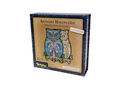 Philos Artifact Wooden Puzzle - Owl (199) - Kampanjen går snart ut