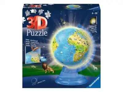 Ravensburger 3D - Childrens Globe Nightlight (188) - Ny lansering