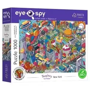 Trefl Prime Infinity Eye Spy - Imaginary Cities, New York, USA (1000) | Köp idag