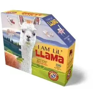 Dagens erbjudande - Madd Capp Puzzles I am Lil‘ Llama (100)