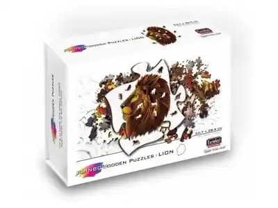 Premium | Eureka Rainbow Wooden Puzzles, Lion (121)