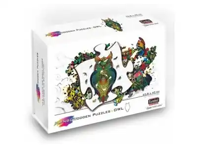 Eureka Rainbow Wooden Puzzles, Owl (137) | Topprodukt