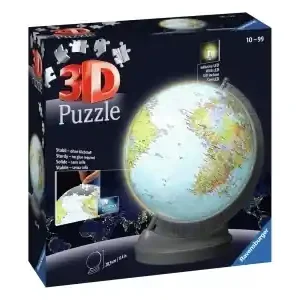 Bra pris - Ravensburger 3D - Globe with Light (548)