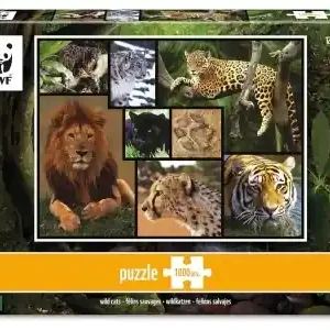 Populär - WWF Puzzle Wild Cats (1000)
