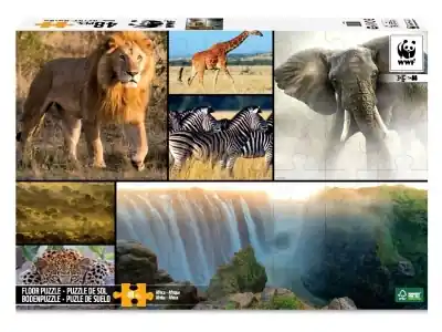 WWF Puzzle Golvpussel - Africa (48) - Prisnedsättning