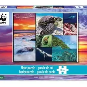 WWF Puzzle Golvpussel - Oceans (48) - Nytt lägre pris