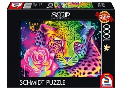 Fynd - Schmidt Sheena Pike - Neon Rainbow Leopard (1000)