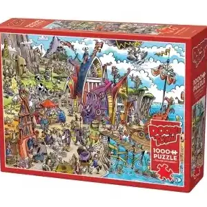 Cobble Hill Doodle Town - Viking Village (1000) - I lager