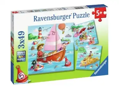 Ravensburger Fun on the Water (3 x 49) | Gratis retur
