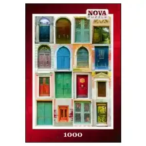 Kanonpris | Nova Puzzle Collage - Venetian Doors (1000)