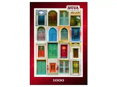 Kanonpris | Nova Puzzle Collage - Venetian Doors (1000)