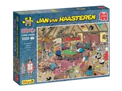 Jan Van Haasteren Oldtimers - Shooting Pool (1000) | Storsäljare