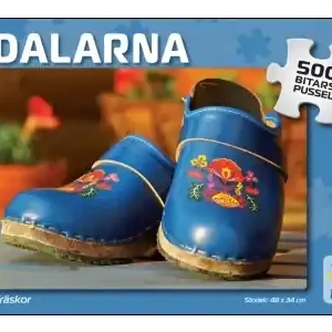 Prissänkt | Svenskapussel Dalarna - Träskor (500)