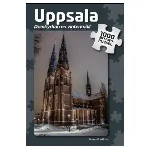 Svenskapussel Uppsala - Domkyrkan en Vinterkväll (1000) - Kampanjpris